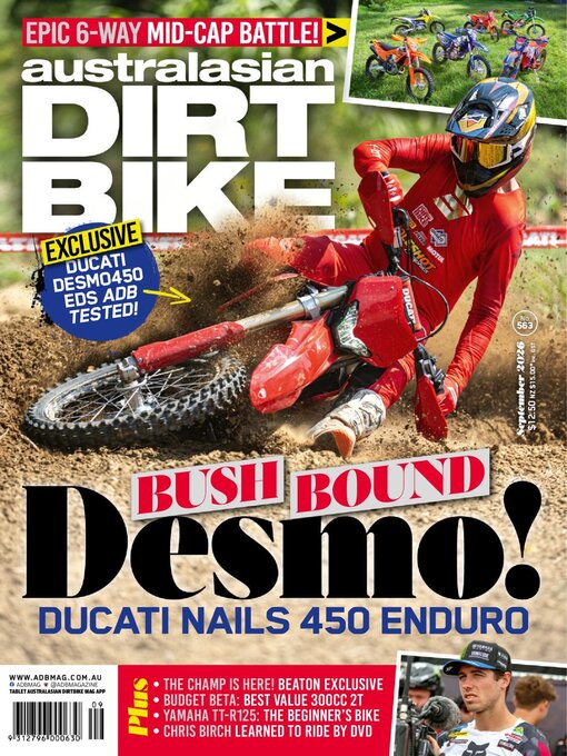 Cover image for Australasian Dirt Bike Magazine